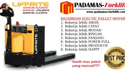 KELEBIHAN ELECTRIC HAND PALLET PALLET MOVER 