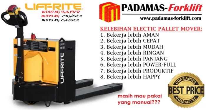 Gallery KELEBIHAN ELECTRIC HAND PALLET/ PALLET MOVER  2 promo_liftride