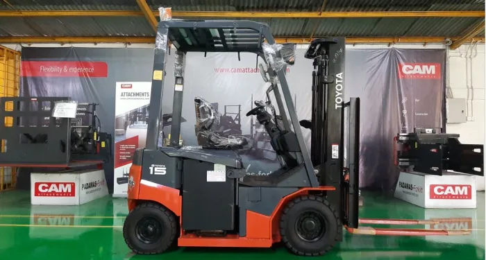 IN STOCK  R053 TOYOTA ELECTRIC FORKLIFT, 8FBN15 3M FV MAST  2 samping